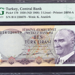 6.Ems. 5 Lira  B14 -