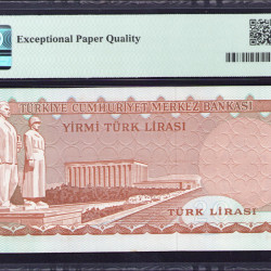 6.Ems. 20 Lira  B5 "7 haneli Seri Numarası"