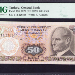 6.Ems. 50 Lira  B14