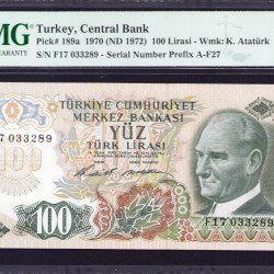 6.Ems. 100 Lira  F17