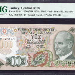 6.Ems. 100 Lira  F82