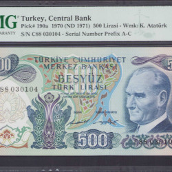 6.Ems. 500 Lira  C88