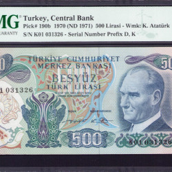 6.Ems. 500 Lira  K01