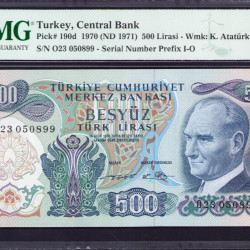 6.Ems. 500 Lira  O23