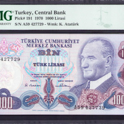 6.Ems. 1.000 Lira  A59