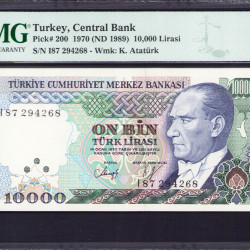 7.Ems. 10.000 Lira I87