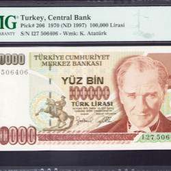 7.Ems. 100.000 Lira I27