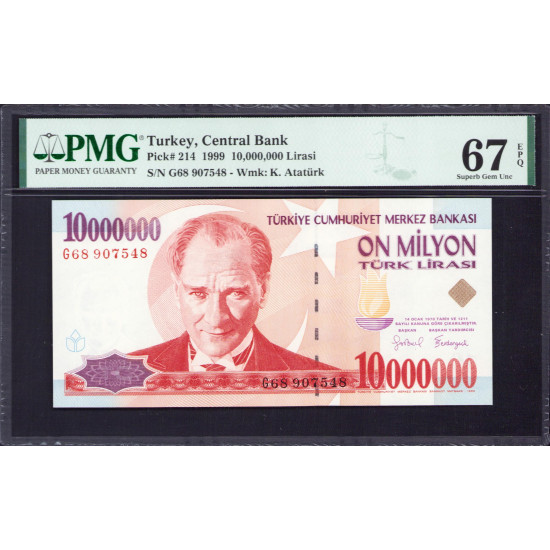 7.Ems. 10.000.000 Lira G68